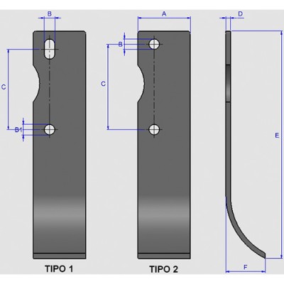 FACA MOTOENXADA AGRIA...