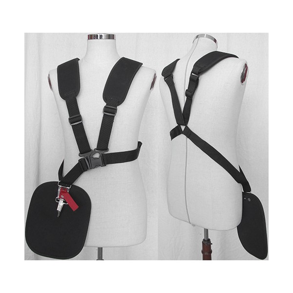 SUSPENSORIO ROÇADORA C/ ALÇA DUPLA & PALA TECIDO