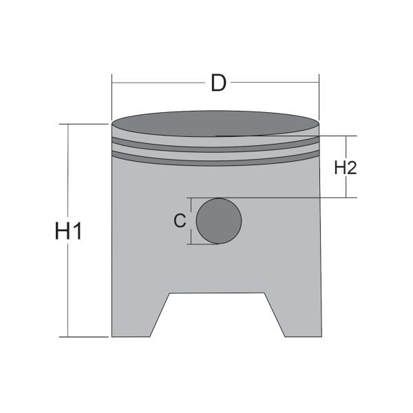 PISTAO B&S 7-8 HP 0,30