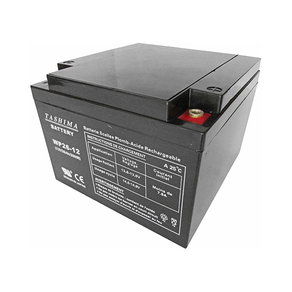 BATERIA TASHIMA SLA12-26 12V-26AH (165x175x125mm)