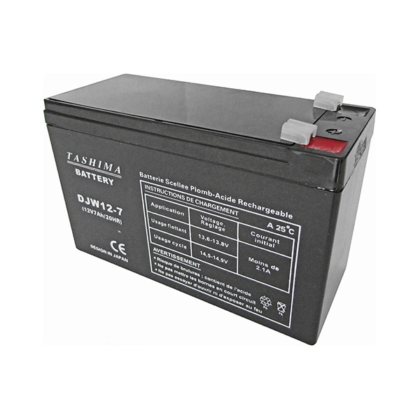 BATERIA TASHIMA SLA12-7 12V-7,2AH (150x65x90mm)